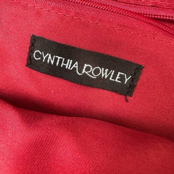 New Cynthia Rowley Quilted Mini Red Backpack with matching wallet - Picture 6 of 10